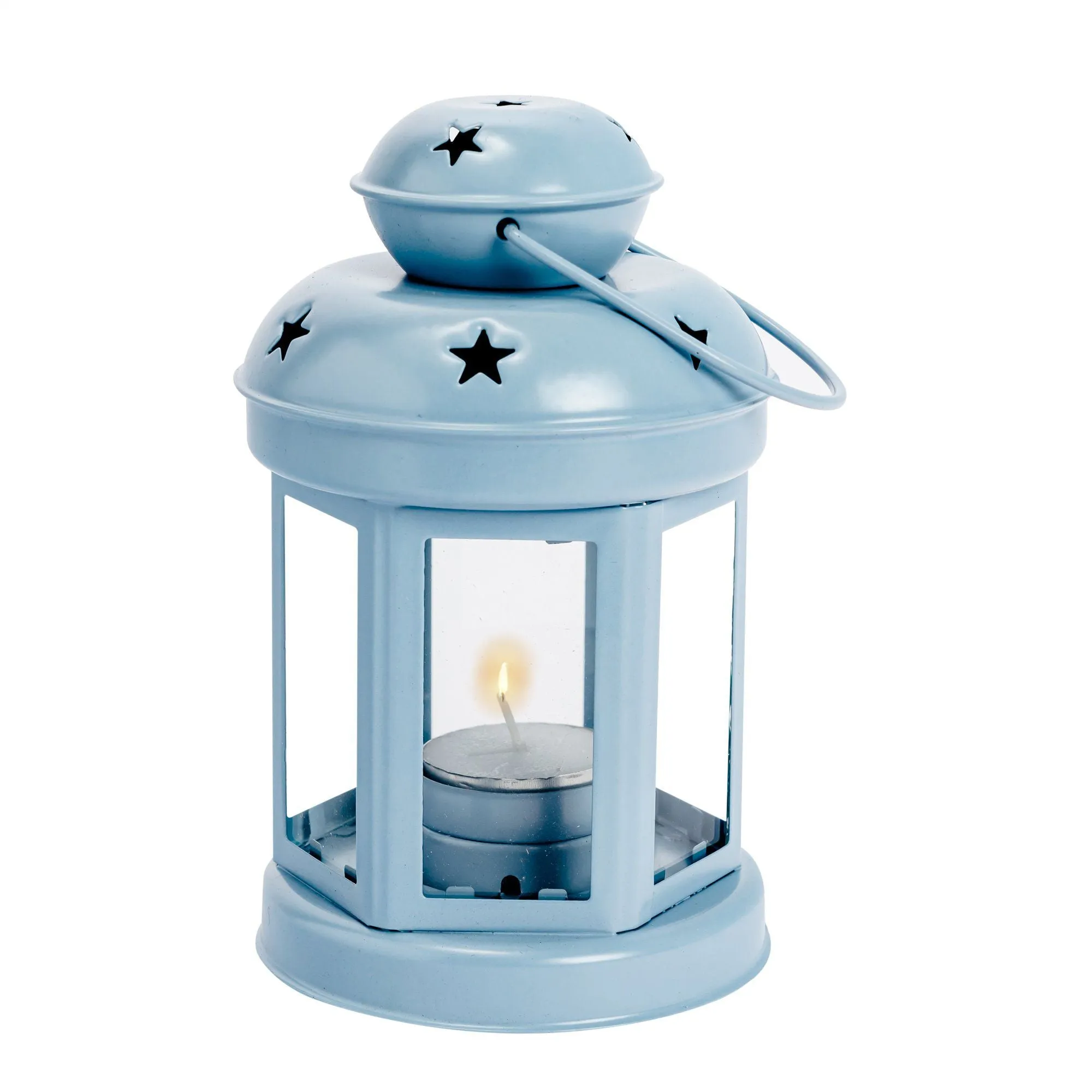 16cm Metal Hanging Tealight Lantern - By Nicola Spring