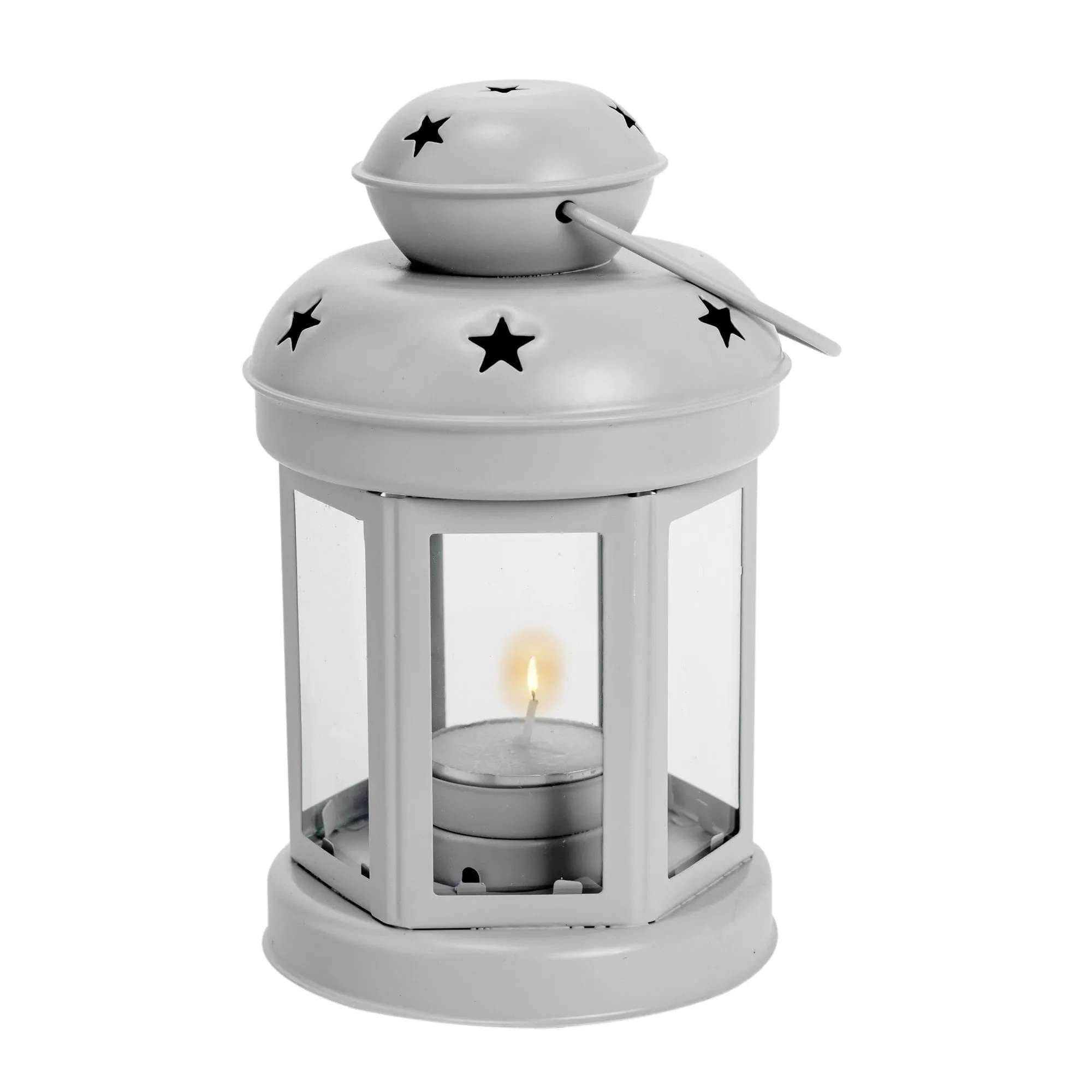 16cm Metal Hanging Tealight Lantern - By Nicola Spring