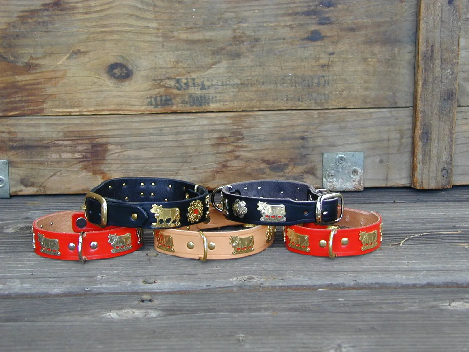 1" Small Traditional Swiss Dog Collar