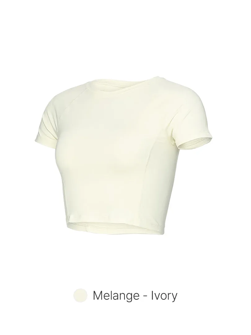 [2 FOR S$75] Airtouch Pace Cropped Short Sleeve