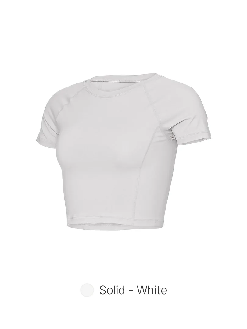 [2 FOR S$75] Airtouch Pace Cropped Short Sleeve