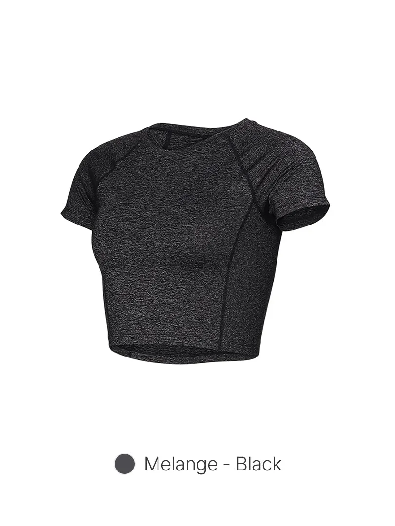 [2 FOR S$75] Airtouch Pace Cropped Short Sleeve