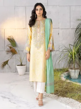 2 Piece Jacquard Suit-Embroidered (Unstitched)