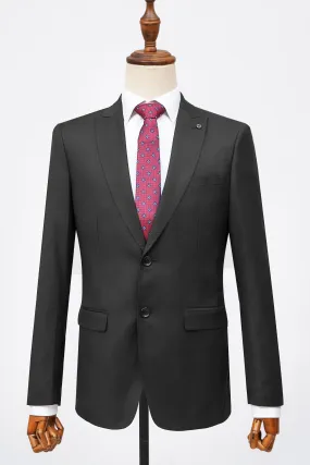 2 PIECE SUIT SLIM FIT BLACK