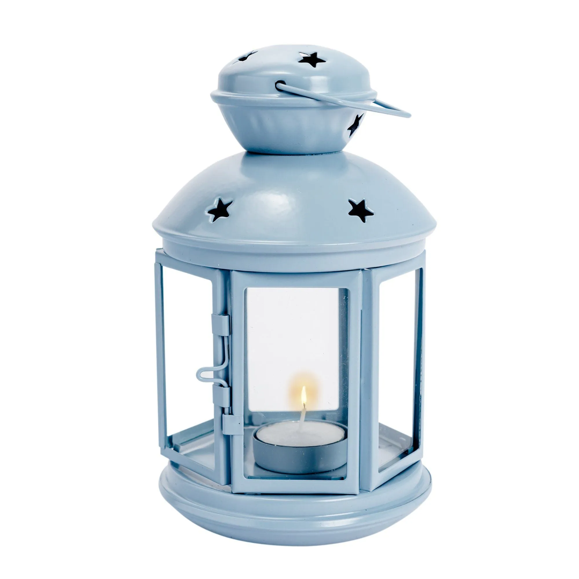 20cm Metal Hanging Tealight Lantern - By Nicola Spring