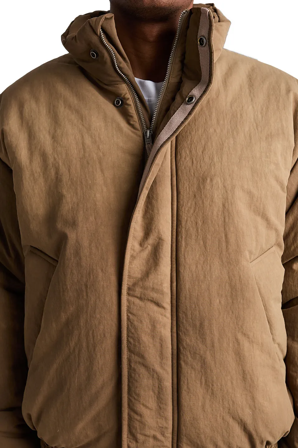 Acne Studios Dyed Puffer Coat 'Camel Beige'