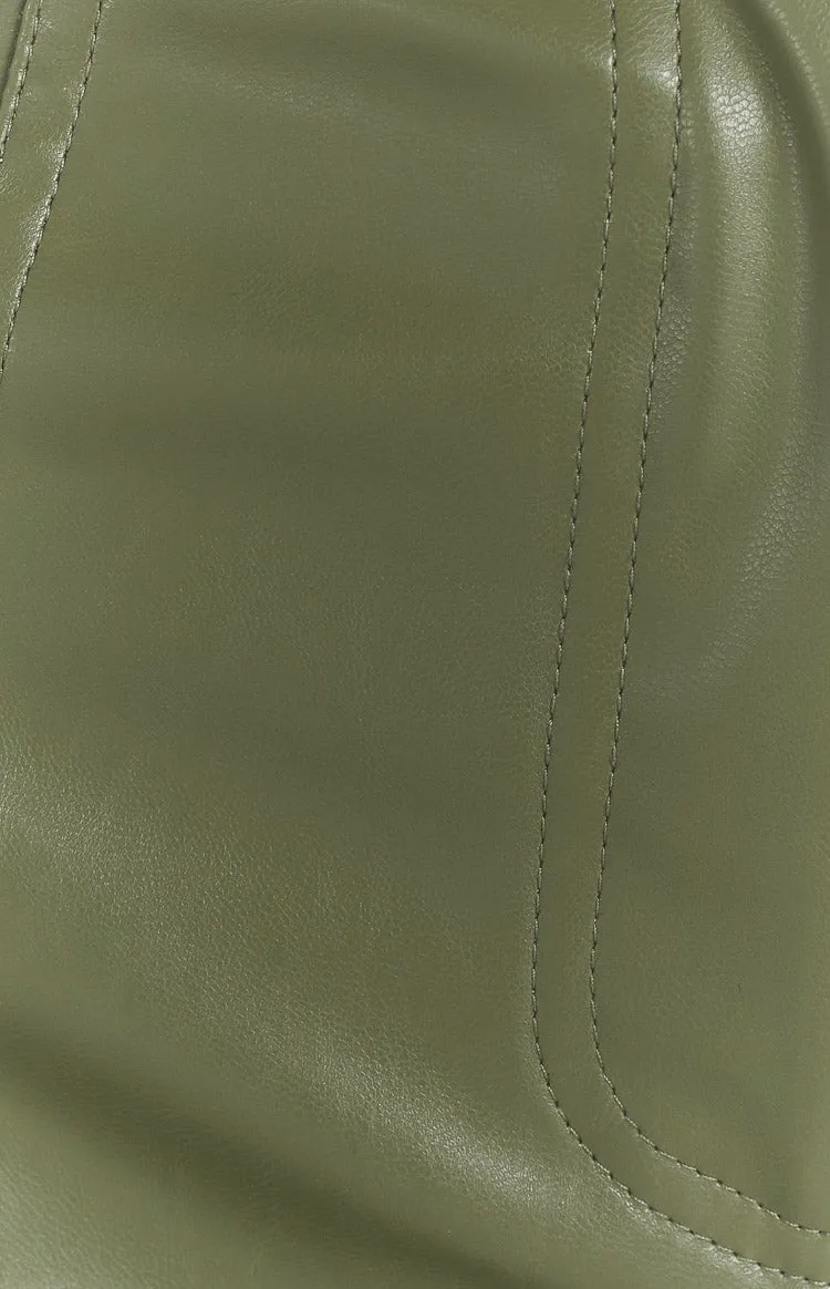 Addie Green PU Pants