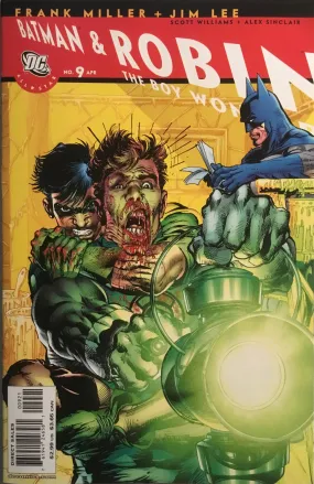 ALL STAR BATMAN AND ROBIN # 9 MILLER GREEN LANTERN 1:10 VARIANT COVER