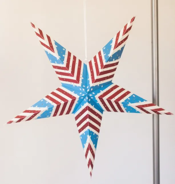 American Flag Star Lantern