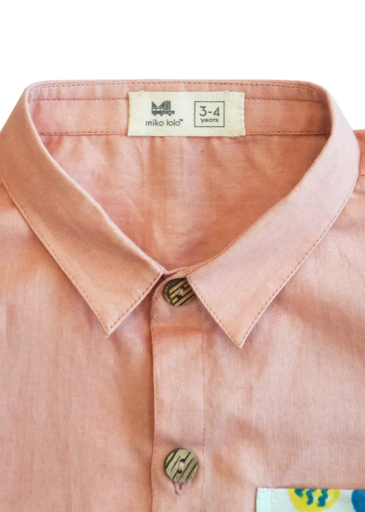 Apricot Formal Shirt