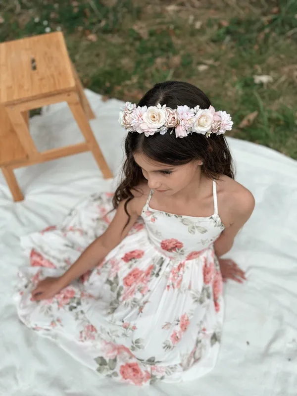 Ava Girls Floral Maxi Dress