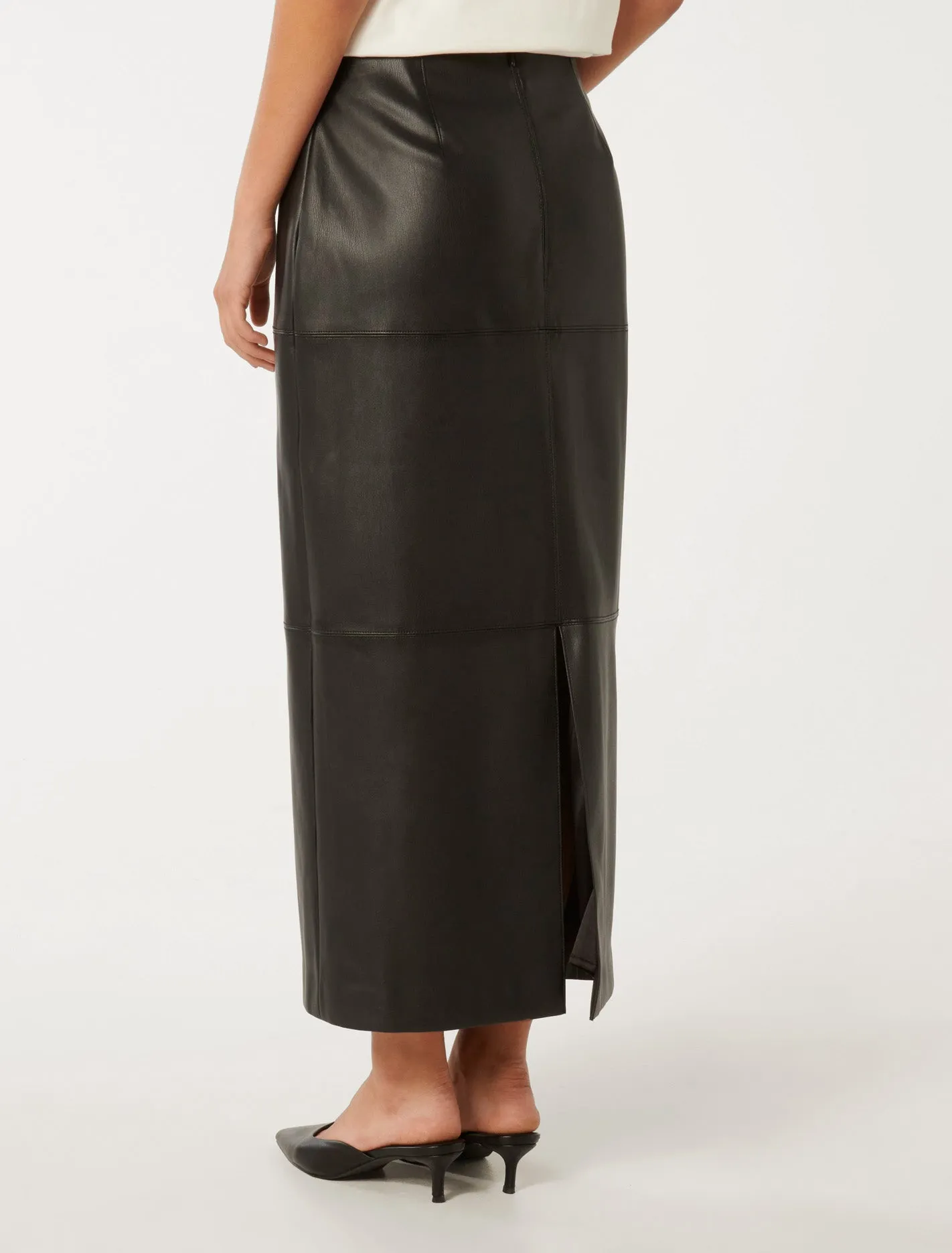 Billie Vegan Leather Maxi Skirt