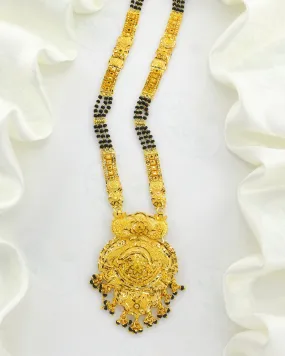 BLACK BEADS DESIGNER MANGALSUTRA