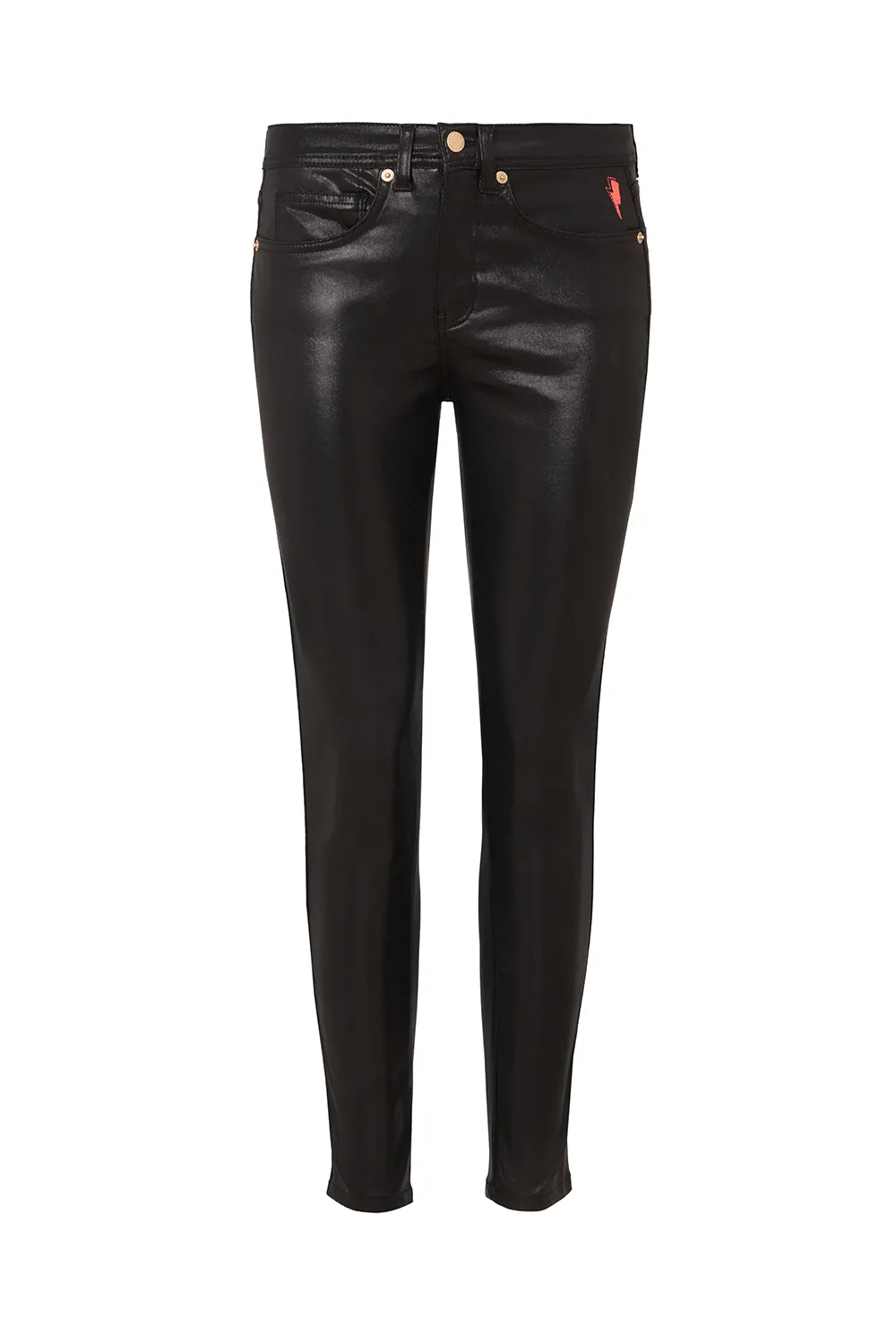 Black Coated Slim Jeans