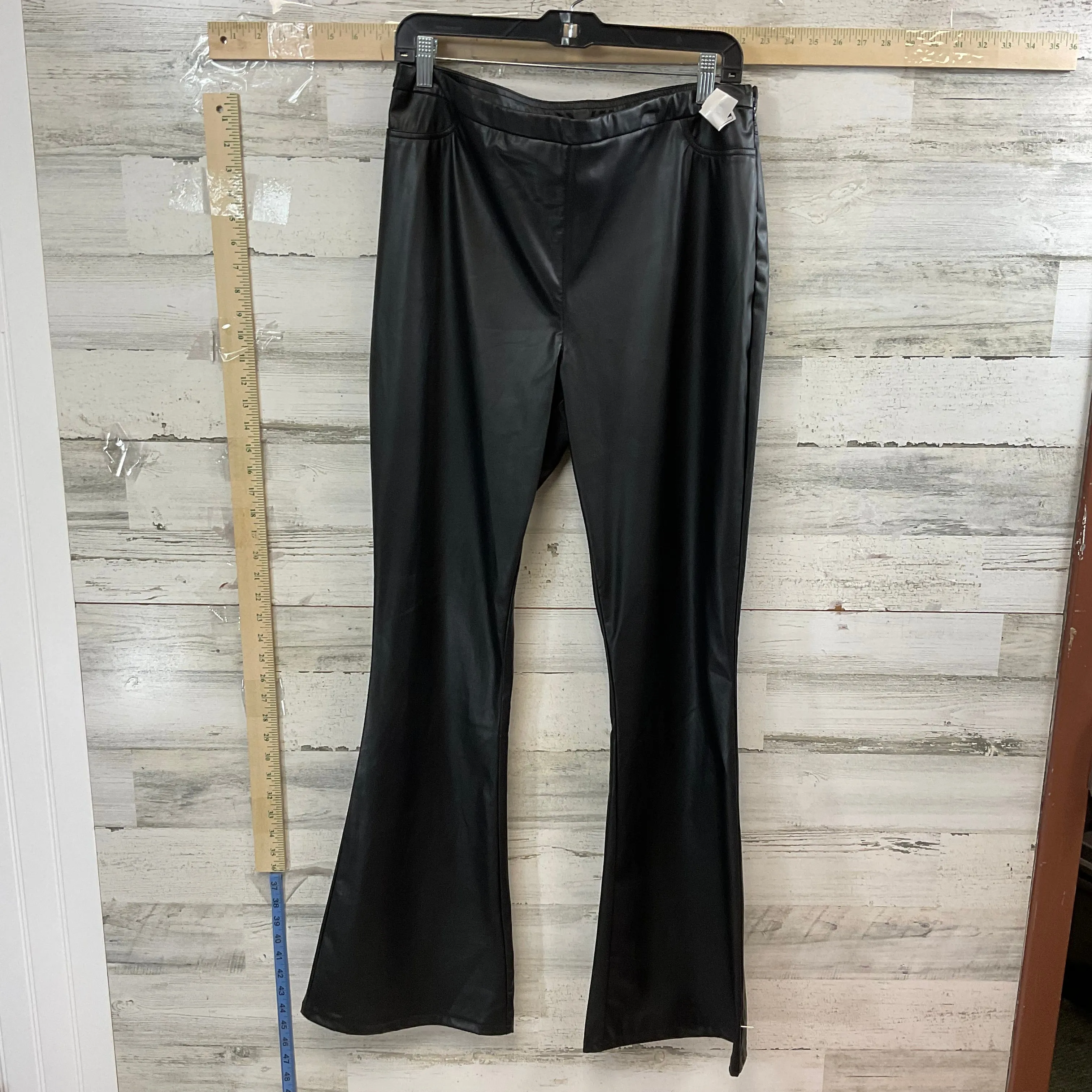 Black Pants Wide Leg Venus, Size L