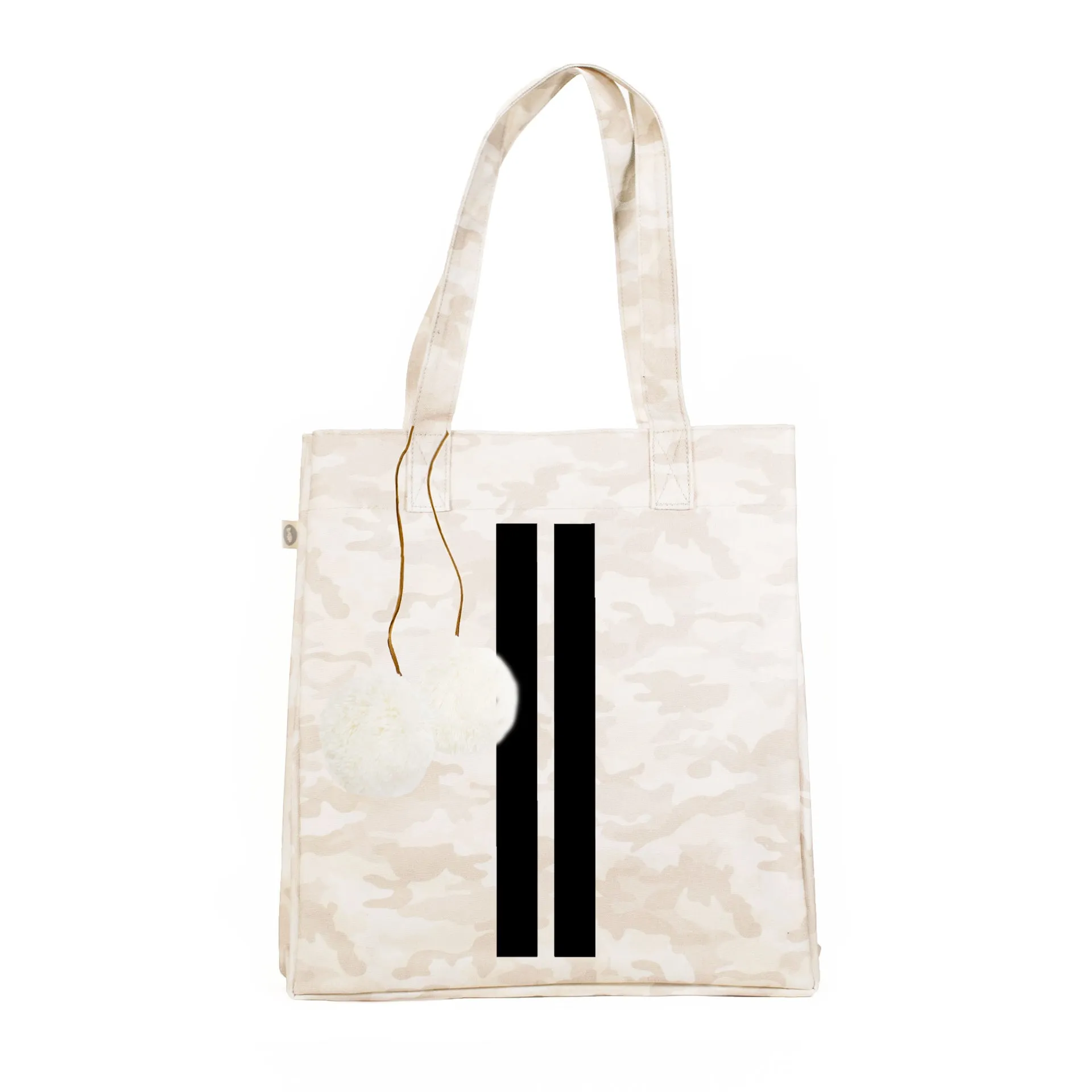 Blush Camo Upright Bag with Black Matte Double Stripe and FREE Pom Poms Just $61.60 with code FUN