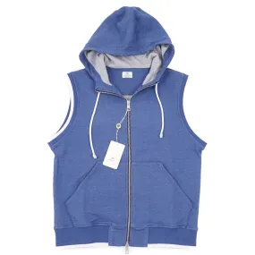 Borrelli Sleeveless Hooded Sweatshirt-Vest