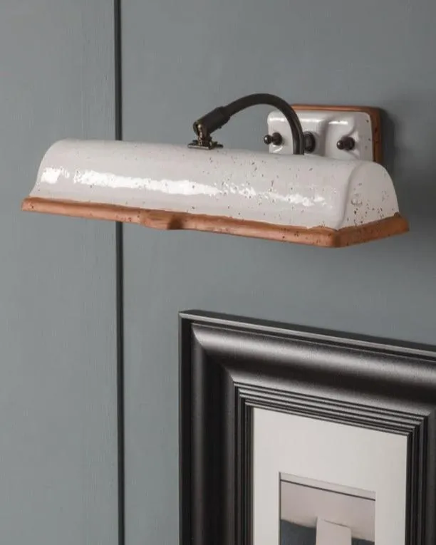 Brass Arm Ceramic Wall Light | Assorted Finishes