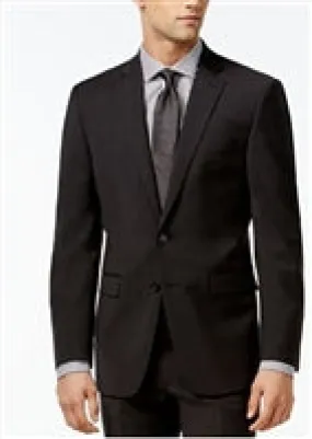 Calvin Klein Solid Charcoal -X-Fit Slim Suit