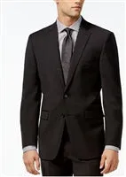 Calvin Klein Solid Charcoal -X-Fit Slim Suit