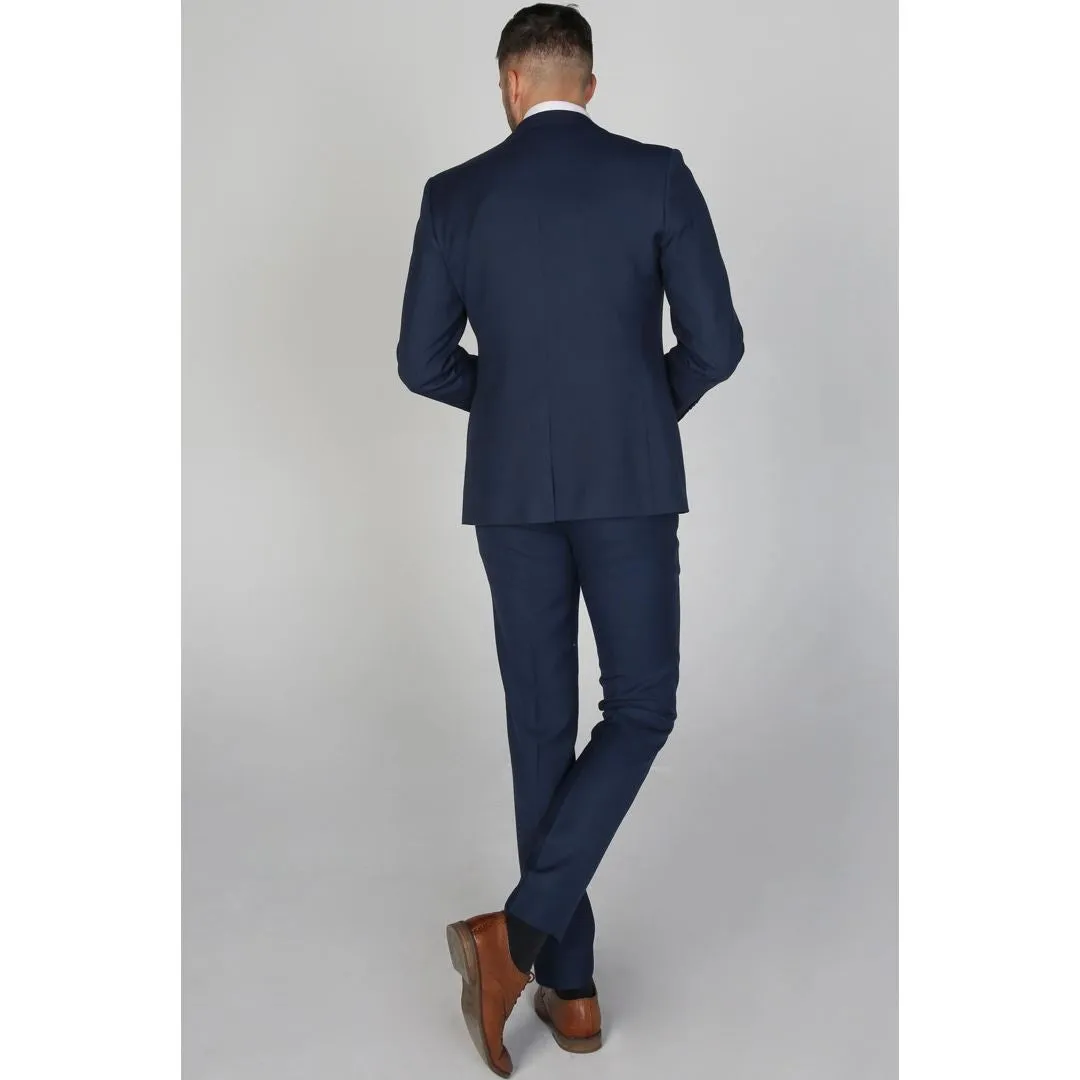 Calvin - Men's Navy Blazer Formal Elegant