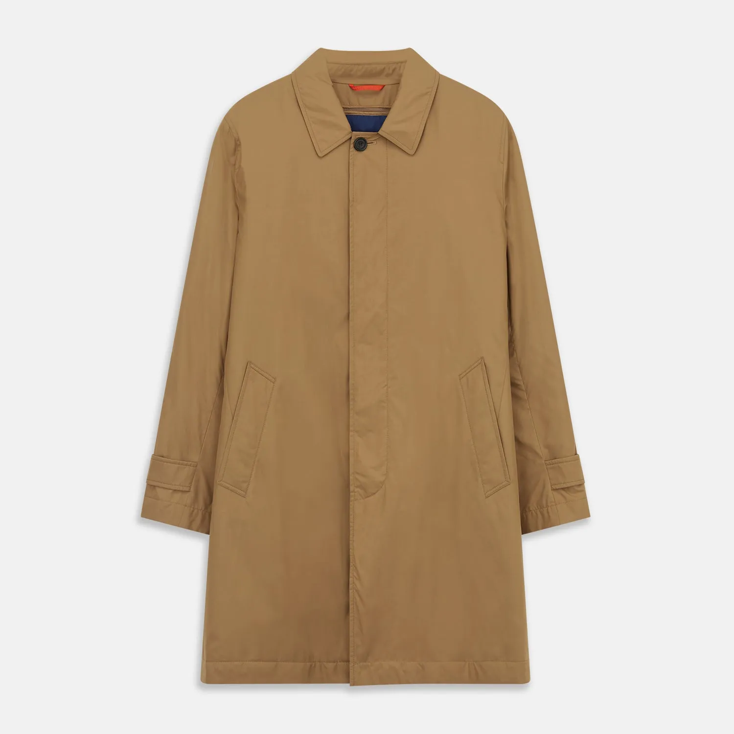 Camel Quintern Sealup Raincoat with Detachable Liner