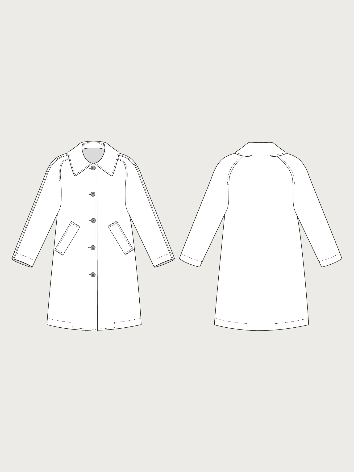 CAR COAT PATTERN