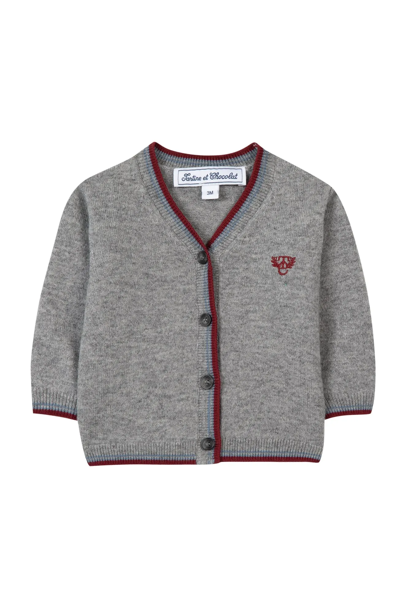 Cardigan - Grey Knitted