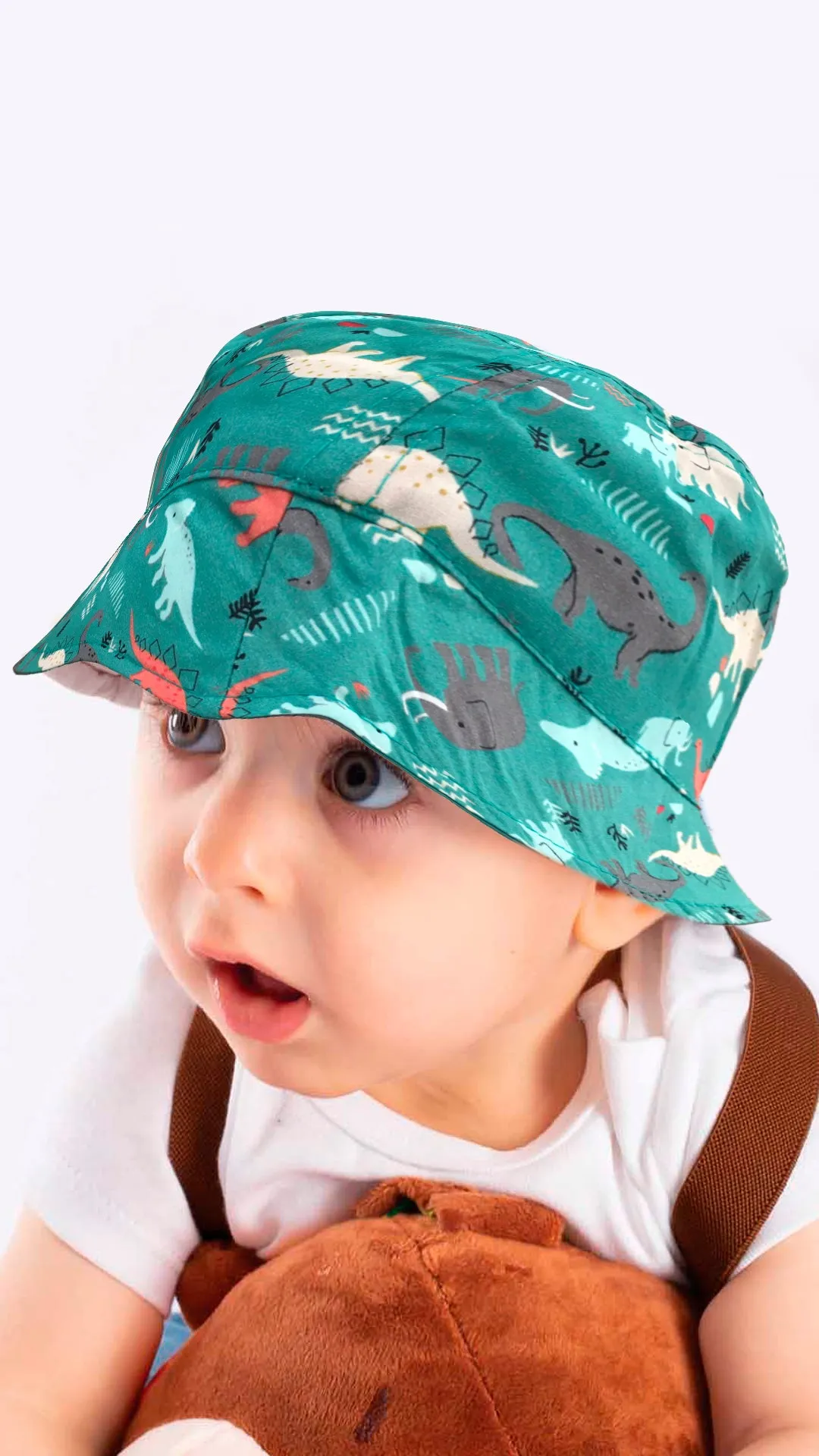 Cartoon Animal Printed Stylish -Baby Fedora Hat 1-3 Years