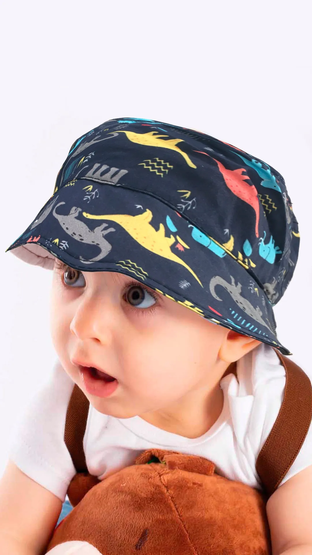 Cartoon Animal Printed Stylish -Baby Fedora Hat 1-3 Years