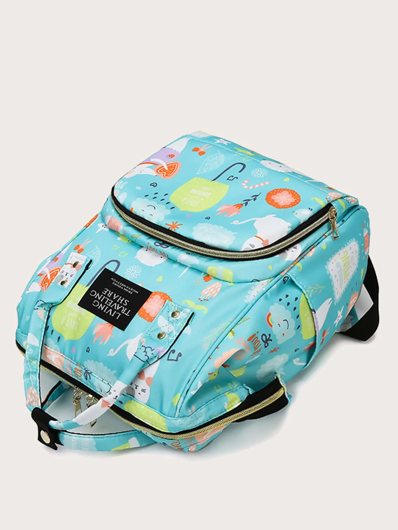 Cartoon Graphic Functional Backpack