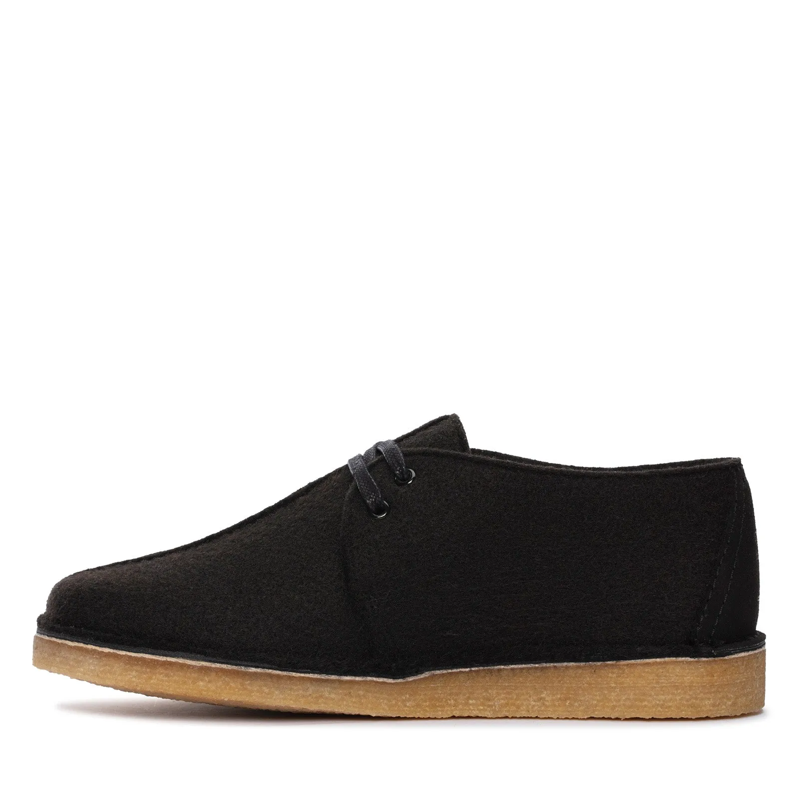 Clarks Originals Desert Trek Men's Black Suede Oxford Casual Shoes 26168873