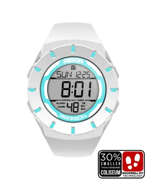 Coliseum Fit™ Forum (White/Teal) Watch