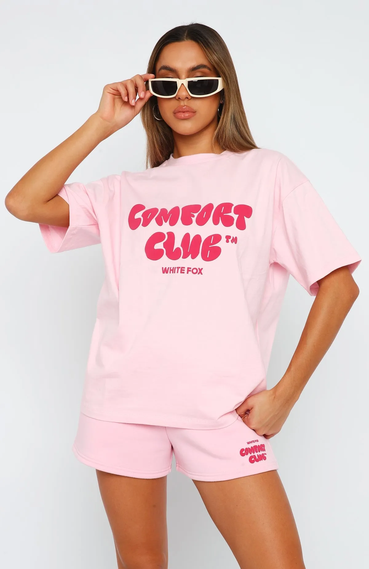 Comfort Club Oversized Tee Bon Bon