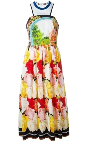 Cotton Blend  Printed Dress