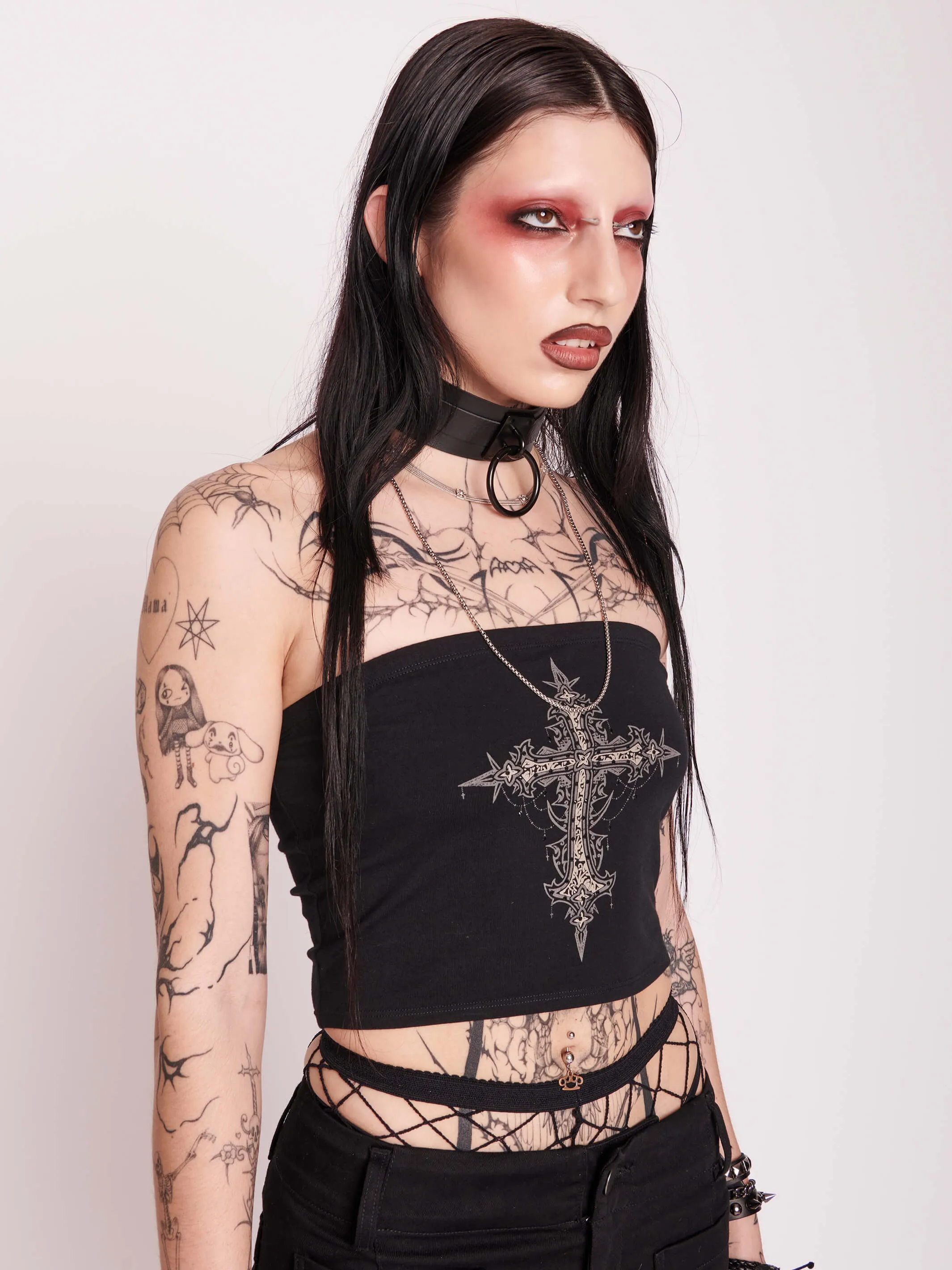 Crucifix Tube Top