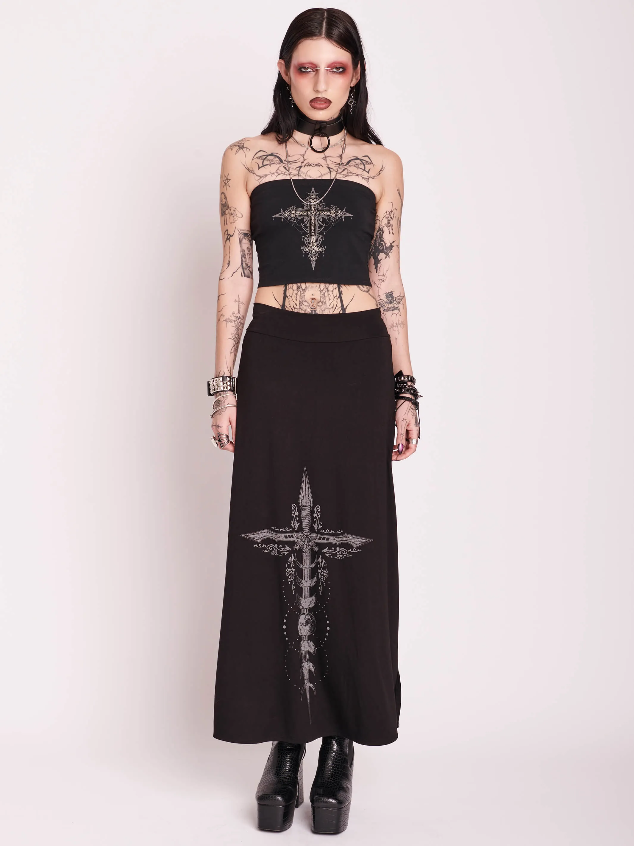 Crucifix Tube Top