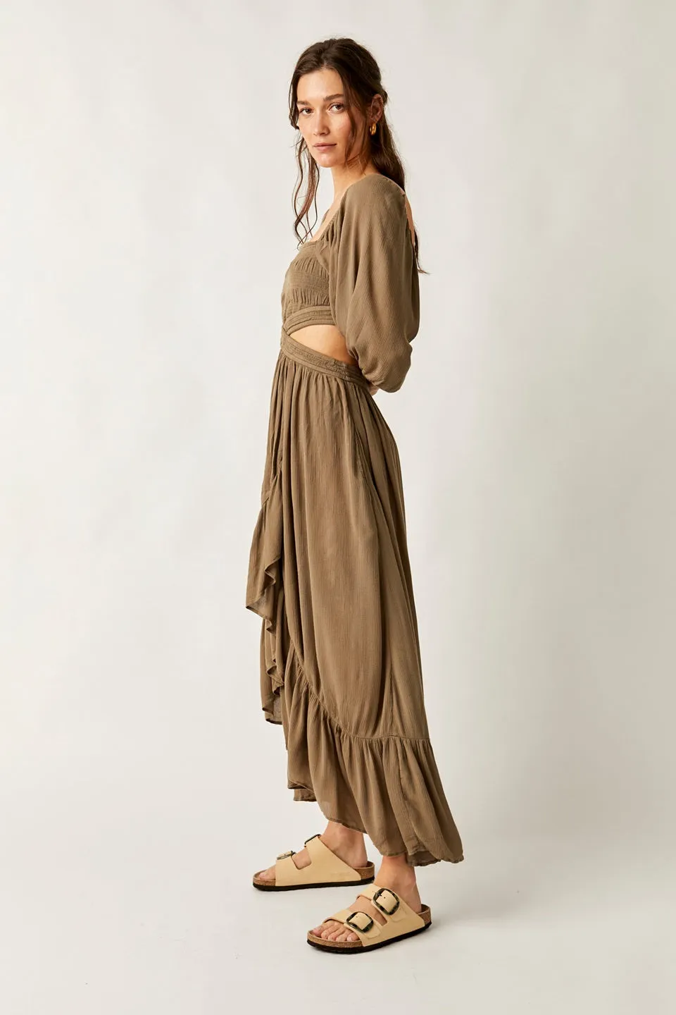 Cutout Maxi Dress Cross My Heart