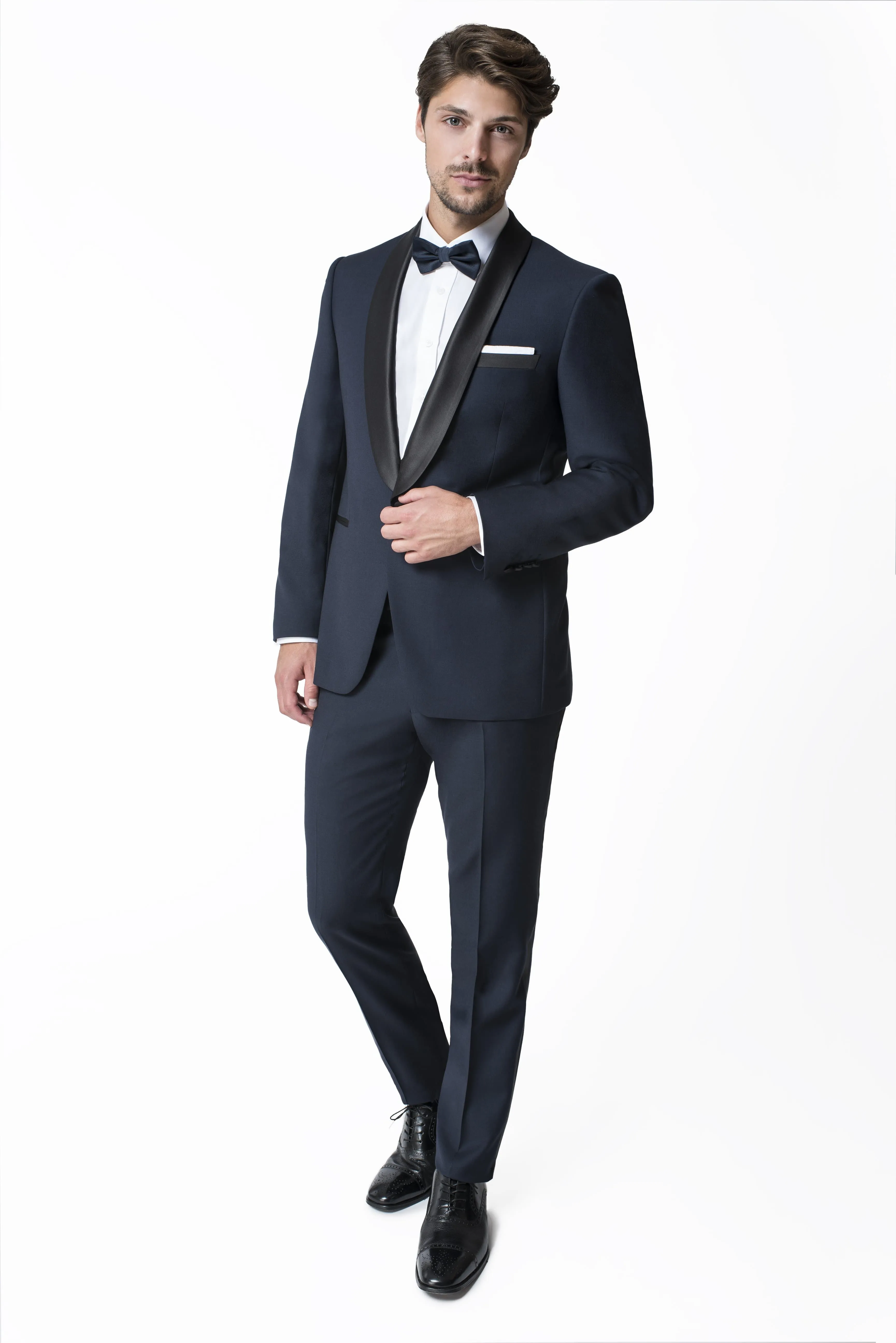 Davis Slim Fit Midnight Shawl Lapel Tuxedo