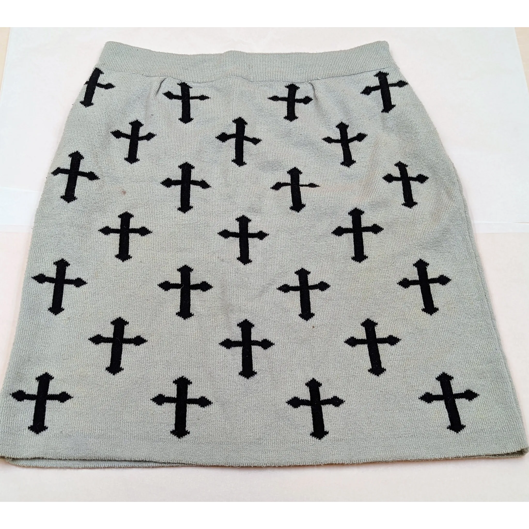 Dex Bodycon Skirt with Crosses