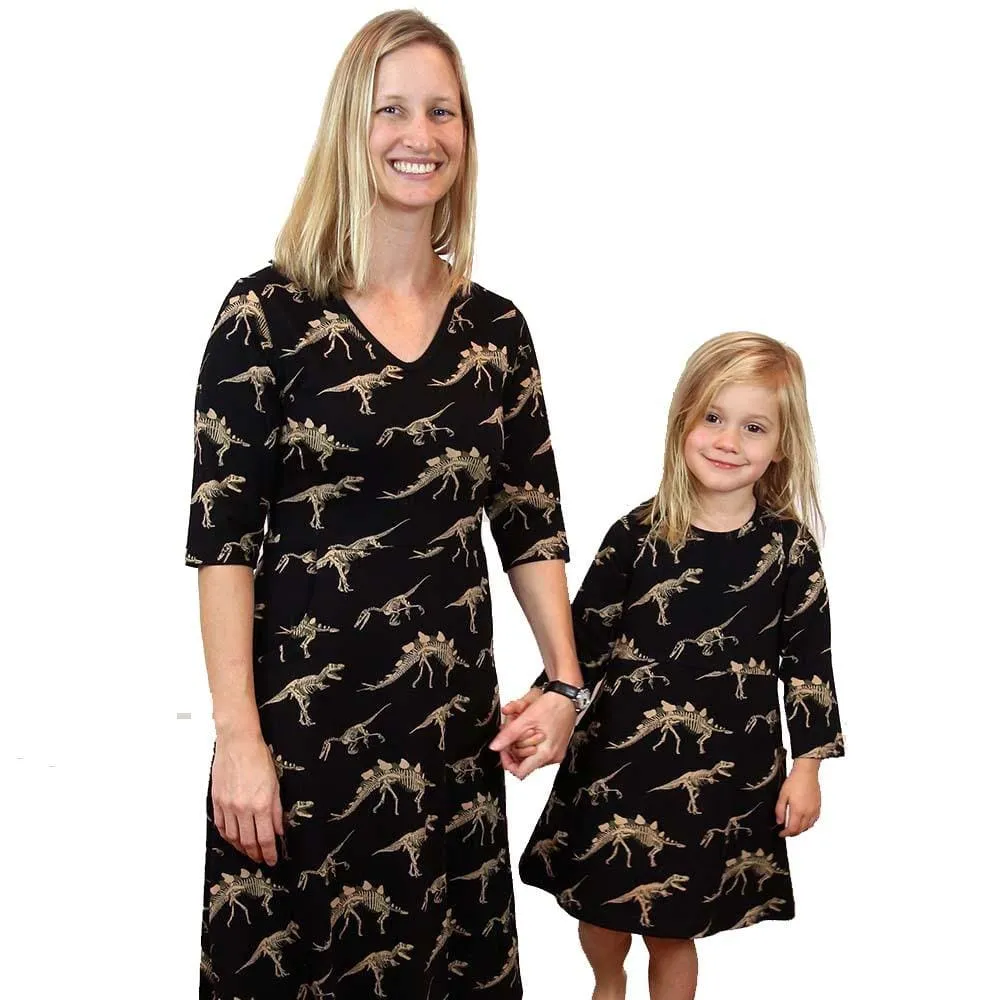 Dinosaur Fossils Rosalind Dress