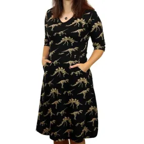 Dinosaur Fossils Rosalind Dress