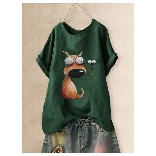 Dog Frint Cute Shirt