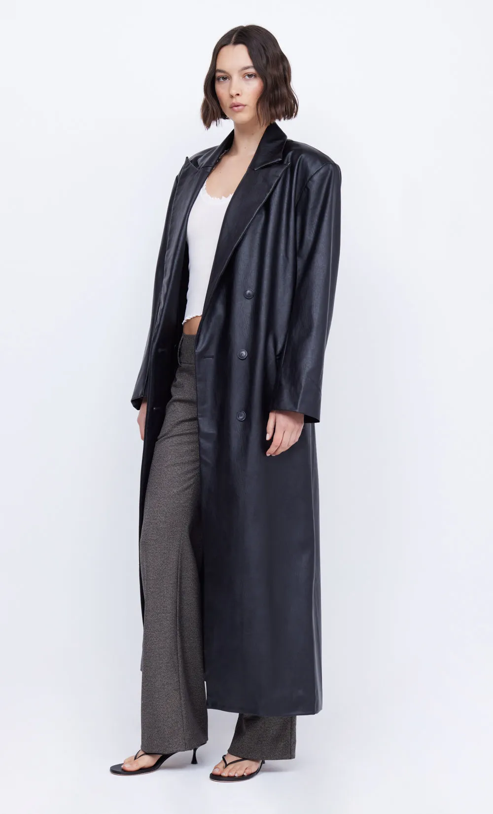 DOMINICA TRENCH - BLACK