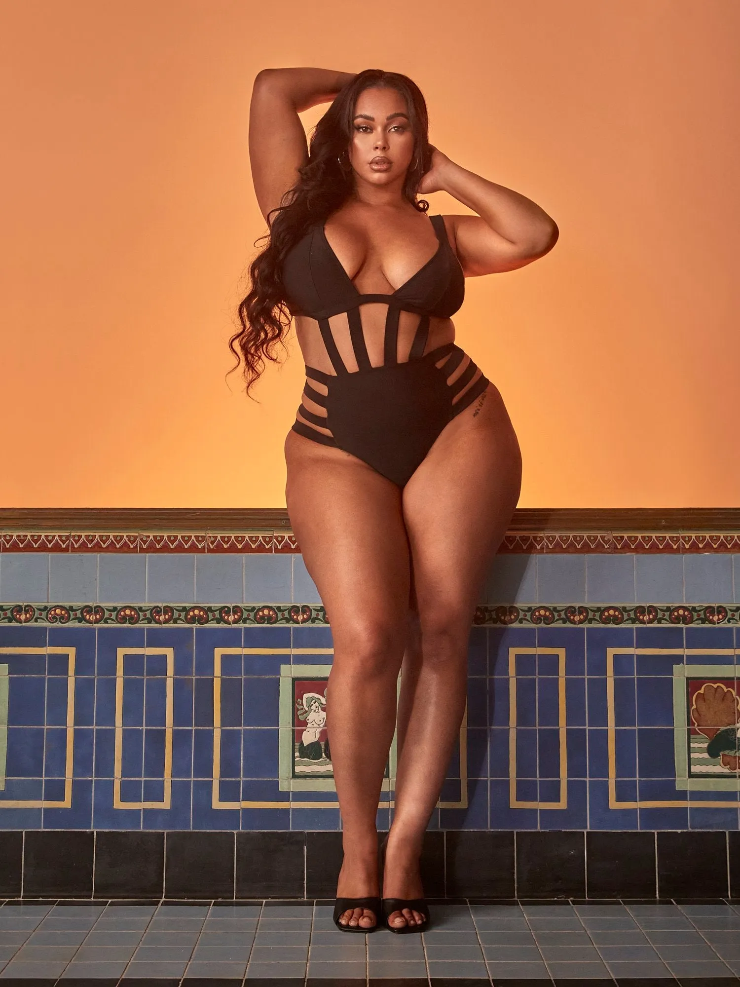 Ebony Caged Swimsuit - Tabria Majors x FTF