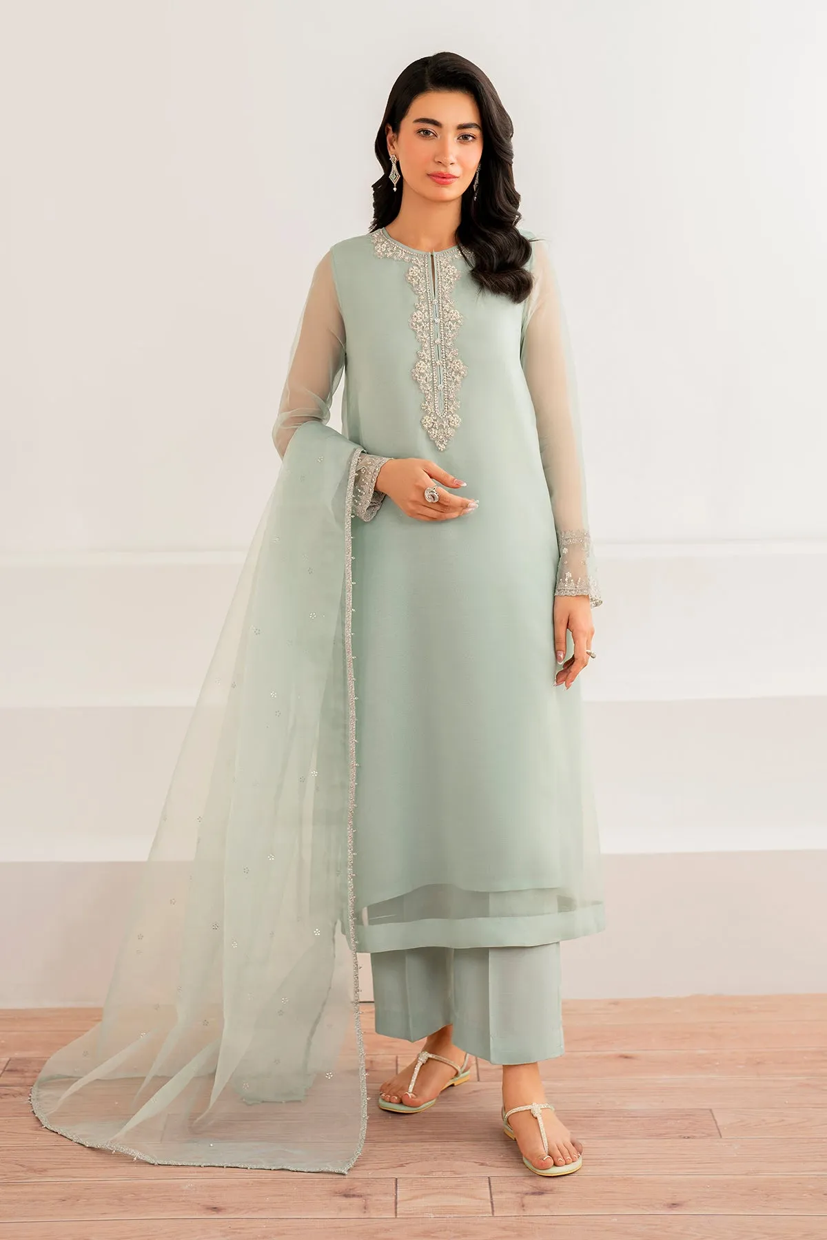 EMBROIDERED CHIFFON PR-995