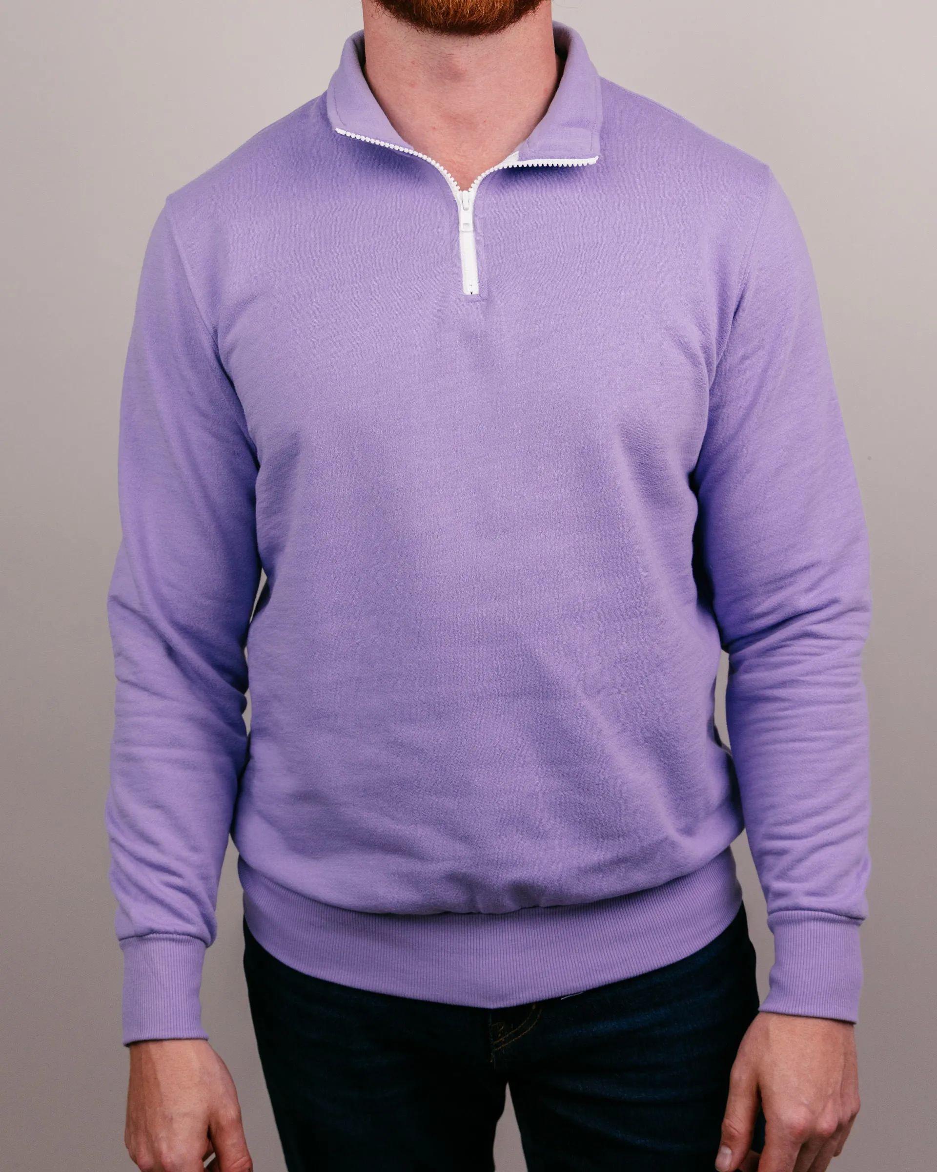 Essential Lavender Quarter Zip