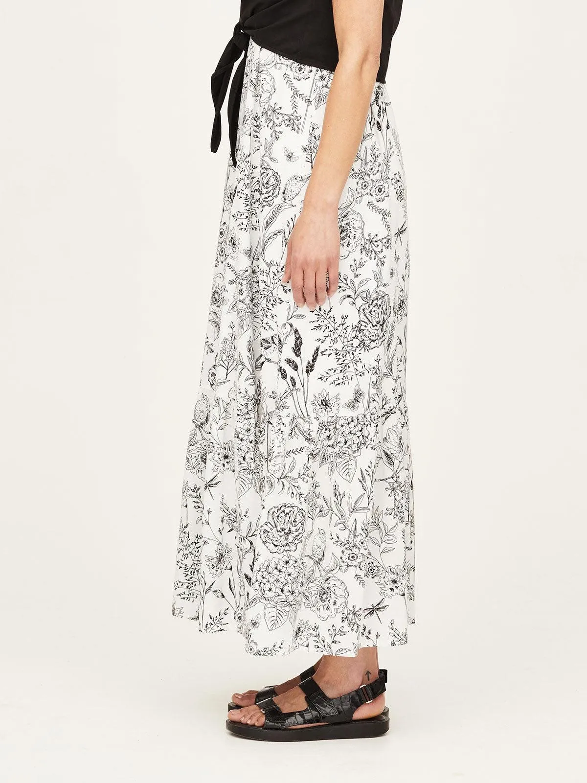 Fleur Organic Cotton 2-In-1 Maxi Dress - White