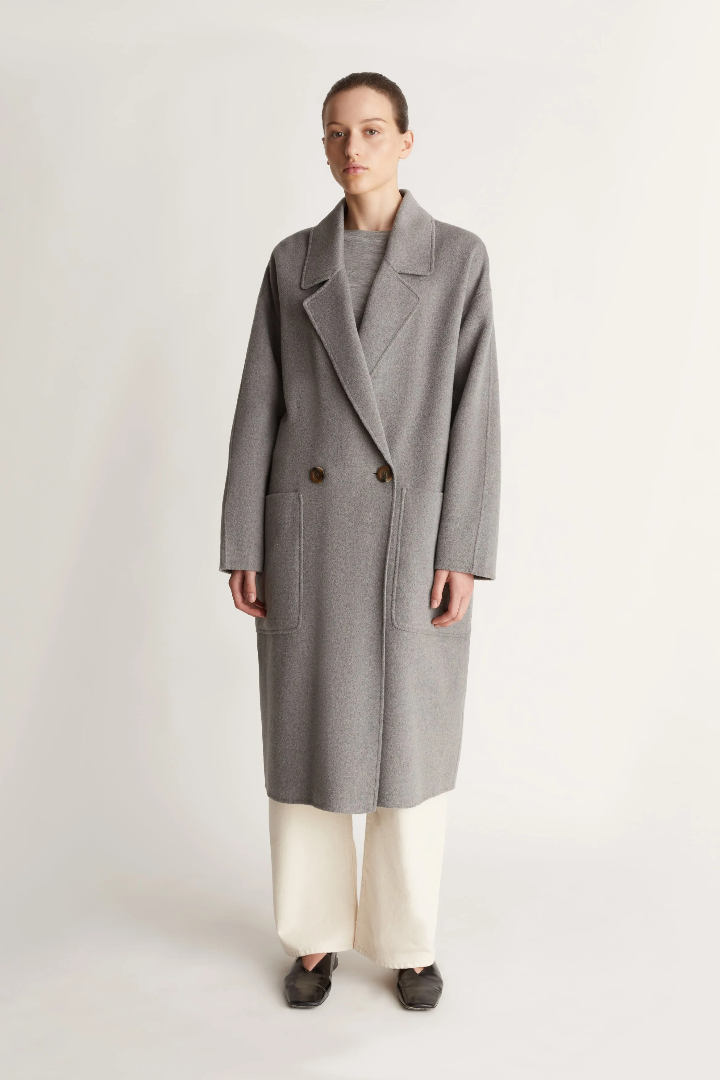 Florentine Cashmere Cocoon Coat