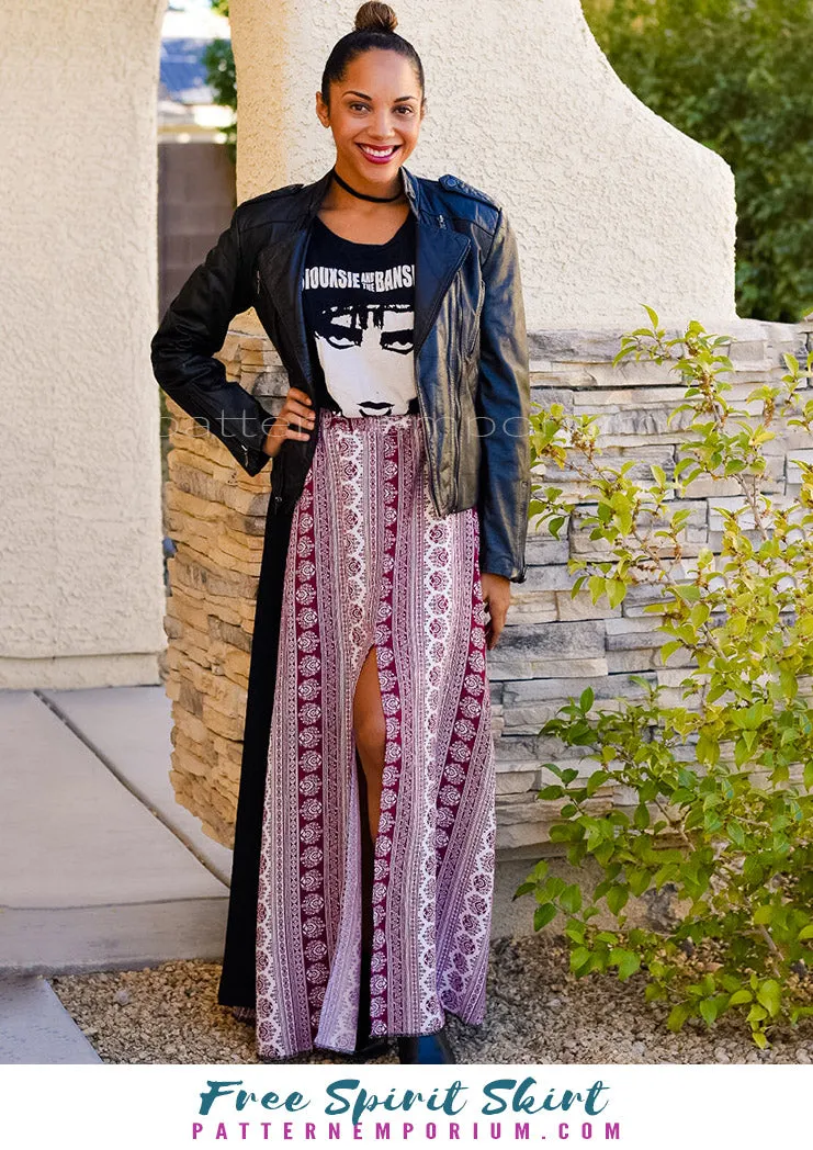 Free Spirit | Midi & Maxi Skirt Sewing Pattern